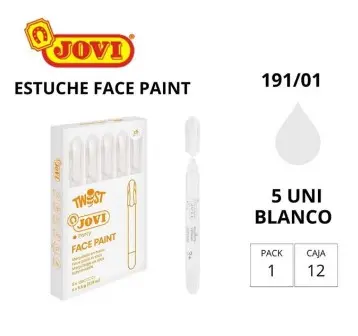 BARRA DE MAQUILLAJE TWIST MAKE-UP BLANCO CAJA 5 UNIDADES JOVI