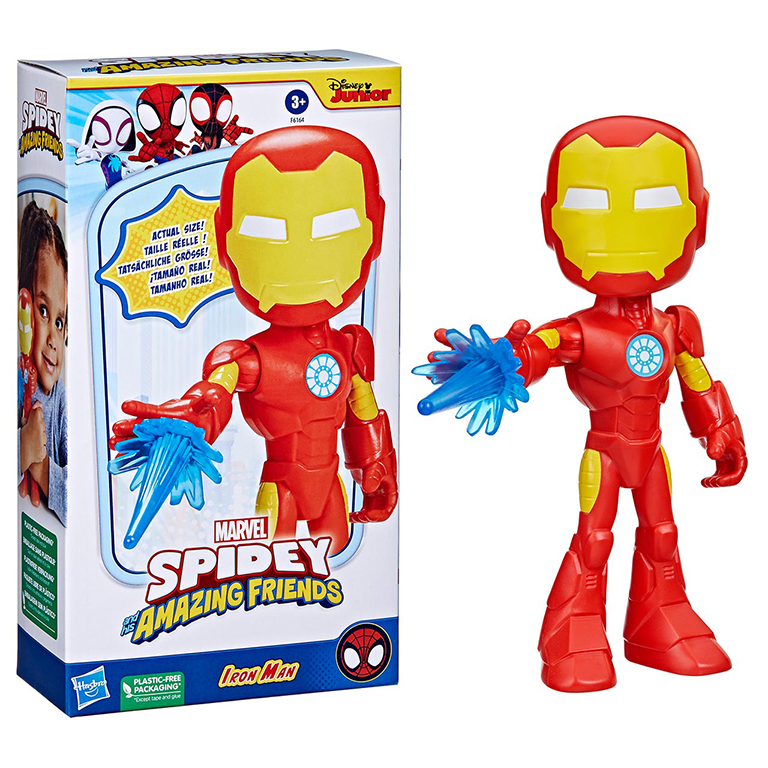 MARVEL FIGURA GIGANTE DE IRON MAN 22,5CM HASBRO