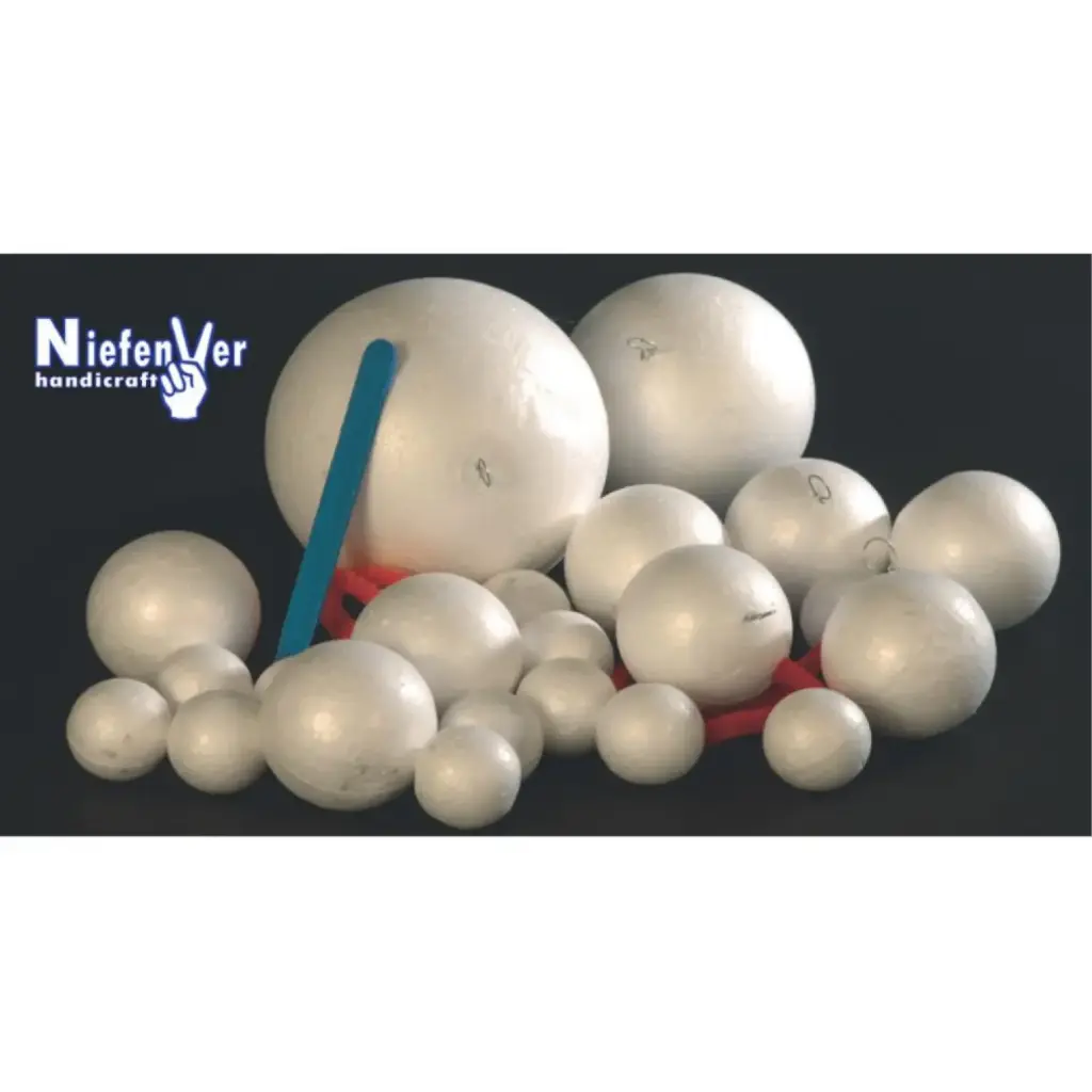 BOLAS POREX 8CM (PACK 1) CON COLGADOR APLI