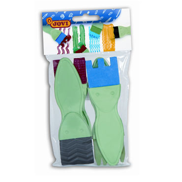 BOLSA 4 PINCELES GOMA JOVI 