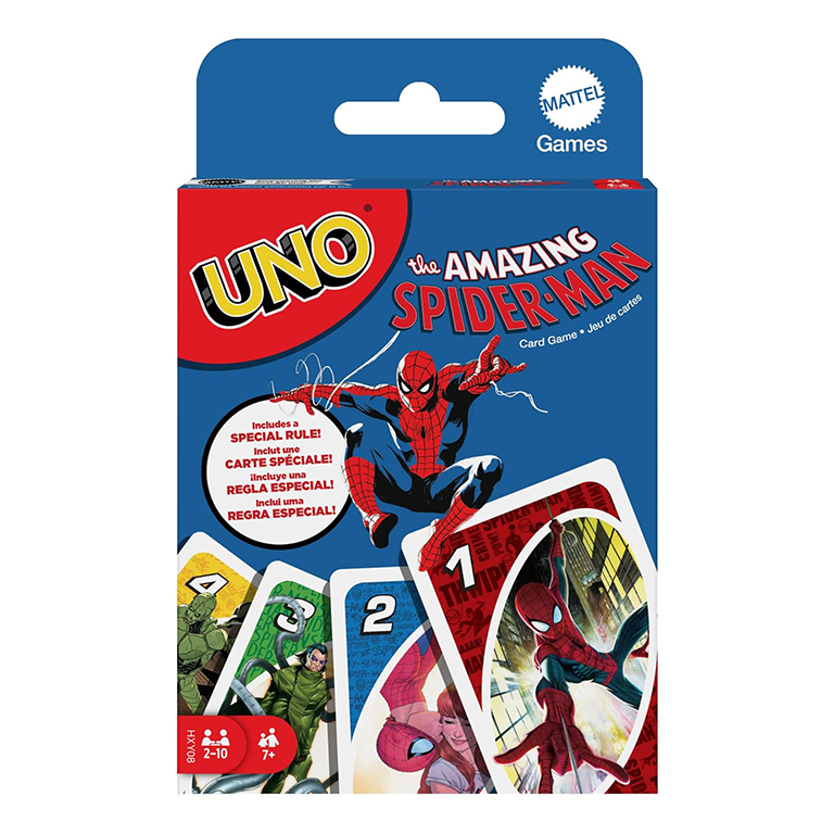 JUEGO DE CARTAS MATEL UNO SPIDERMAN