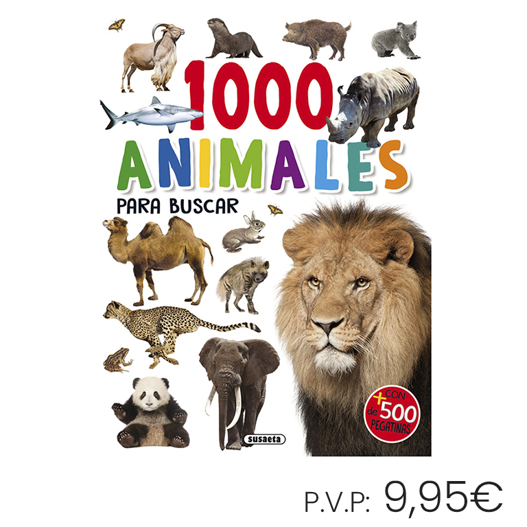 LIBRO SUSAETA 1000 ANIMALES PARA BUSCAR