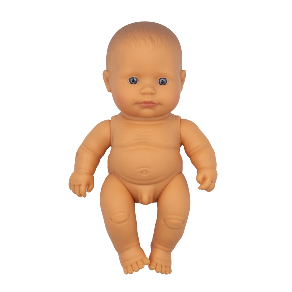 MUÑECO BABY EUROPEO NIÑO 21 CM 