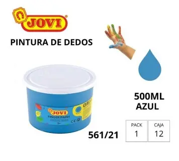 PINTURA DEDOS JOVI 500CC AZUL