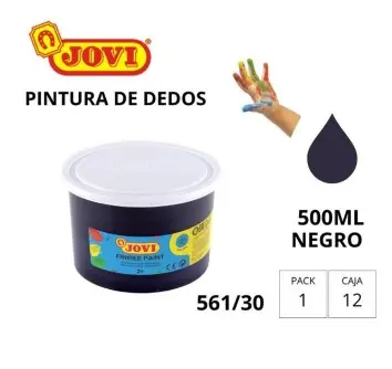 PINTURA DEDOS JOVI 500CC NEGRO