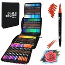 ROTULADORES LETTERING DOBLE PUNTA BRUSH RAYLU PAPER ESTUCHE 120 UNIDADES