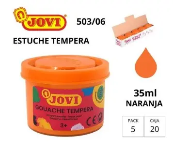 TÉMPERA JOVI ESCOLAR 35CC NARANJA