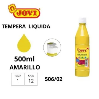 TÉMPERA JOVI 500GR AMARILLO