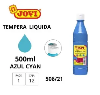 TÉMPERA JOVI 500GR AZUL CYAN