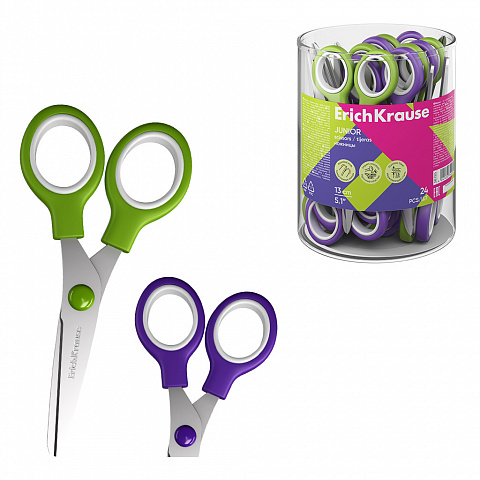 TIJERAS ERICHKRAUSE JUNIOR 13CM TAMBOR 24 UDS