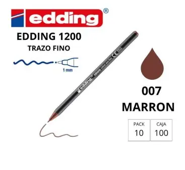 ROTULADOR EDDING 1200 MARRON