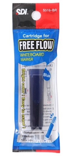 RECAMBIO ROTULADOR AZUL FREE FLOW