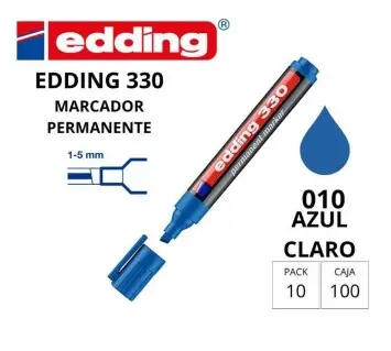 ROTULADOR EDDING PERMANENTE 330 AZUL CIELO