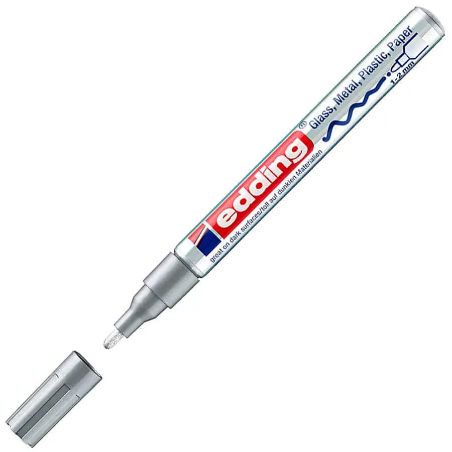 ROTULADOR EDDING 751 PLATA