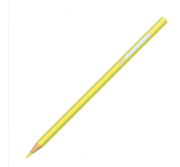 LÁPICES DE COLOR AMARILLO GIOTTO CAJA 12 UNIDADES