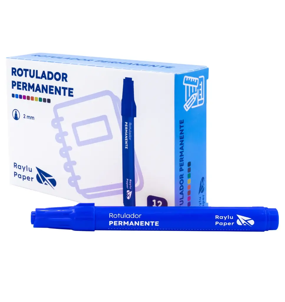 ROTULADOR PERMANENTE RAYLU ULTRAINK AZUL