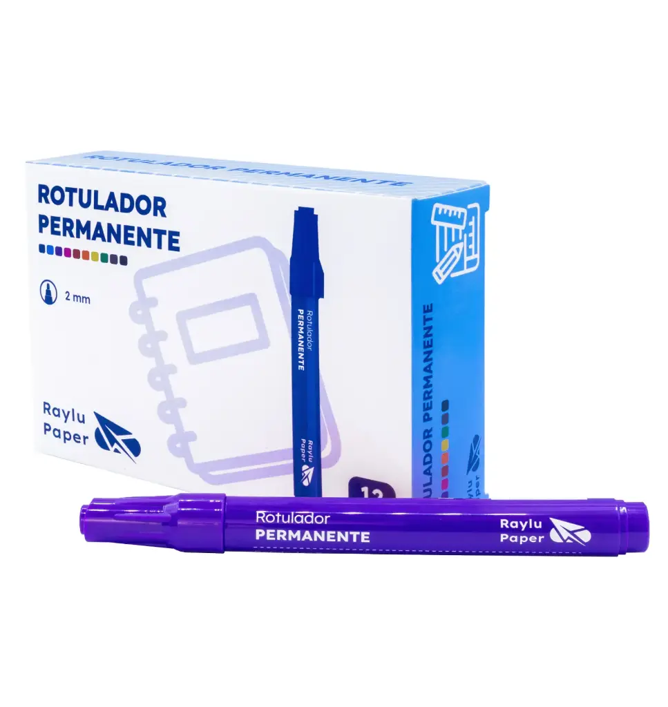ROTULADOR PERMANENTE RAYLU ULTRAINK VIOLETA