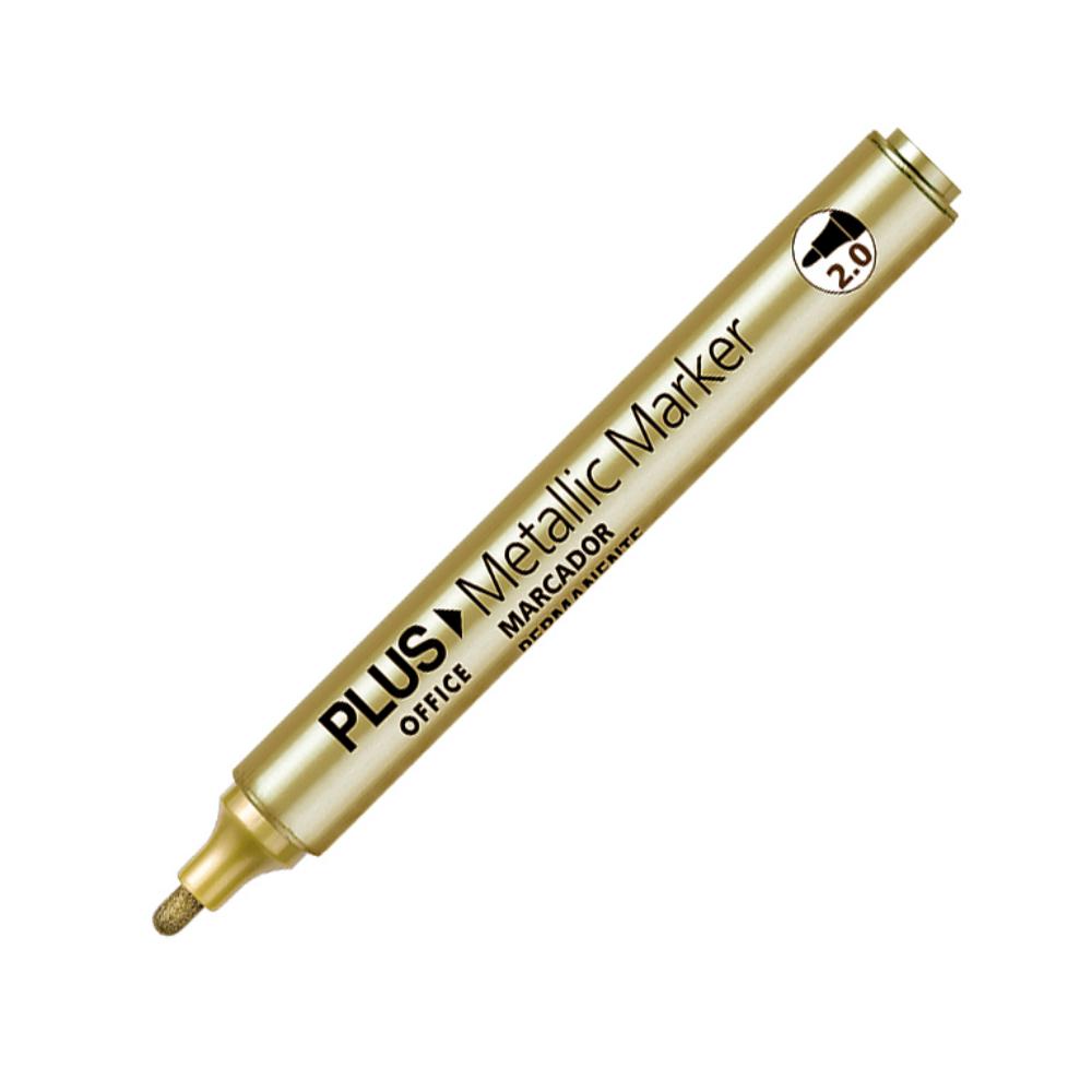 ROTULADOR PLUS METAL MARKER 2MM ORO