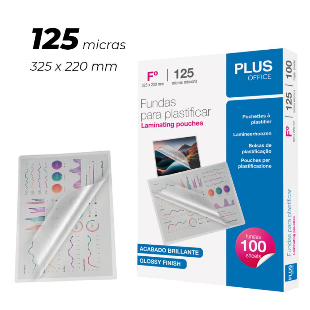 FUNDA PLASTIFICAR  FOLIO 220X325 125M