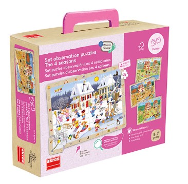 SET PUZZLES DE OBSERVACIÓN “LAS 4 ESTACIONES” 