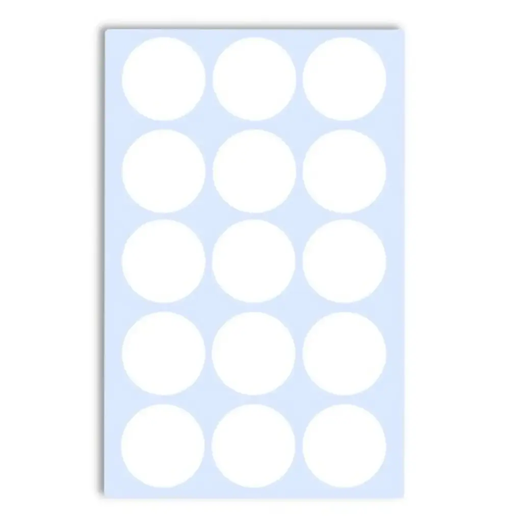 GOMETS INETA CÍRCULO GRANDE BLANCO – ROLLO 1680 UDS