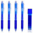 BOLÍGRAFO RAYLU IGNITE BORRABLE AZUL BOLSA 4 AZULES + 1 REC AZUL