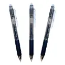 BOLÍGRAFO RAYLU IGNITE BORRABLE NEGRO BOLSA 3 NEGROS