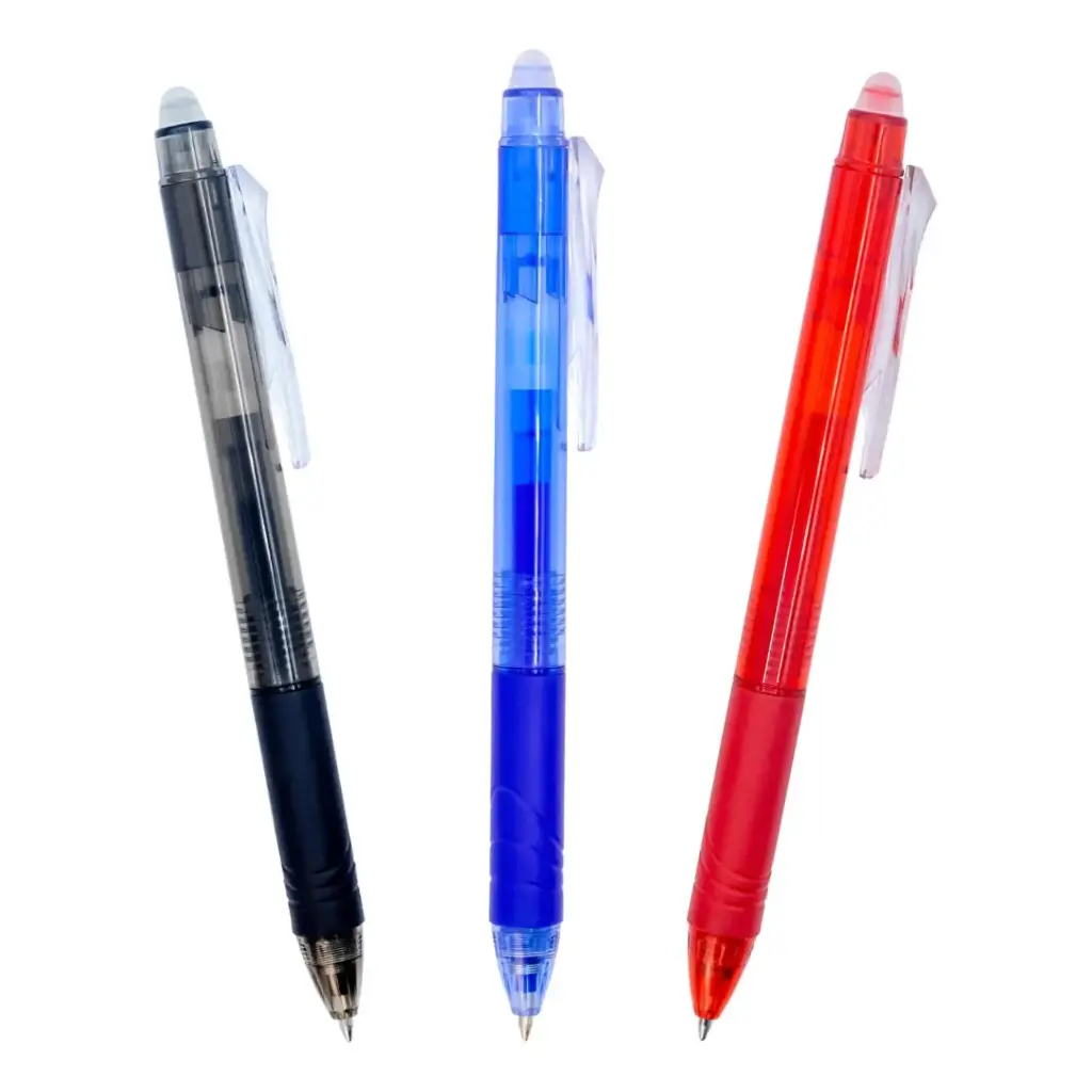 BOLÍGRAFO RAYLU IGNITE BORRABLE SURTIDO BOLSA 3 COLORES