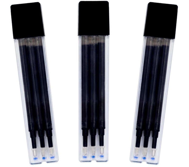 RECAMBIO BOLÍGRAFO RAYLU IGNITE BORRABLE NEGRO BOLSA 3 BLISTER 3 RECAMBIOS 