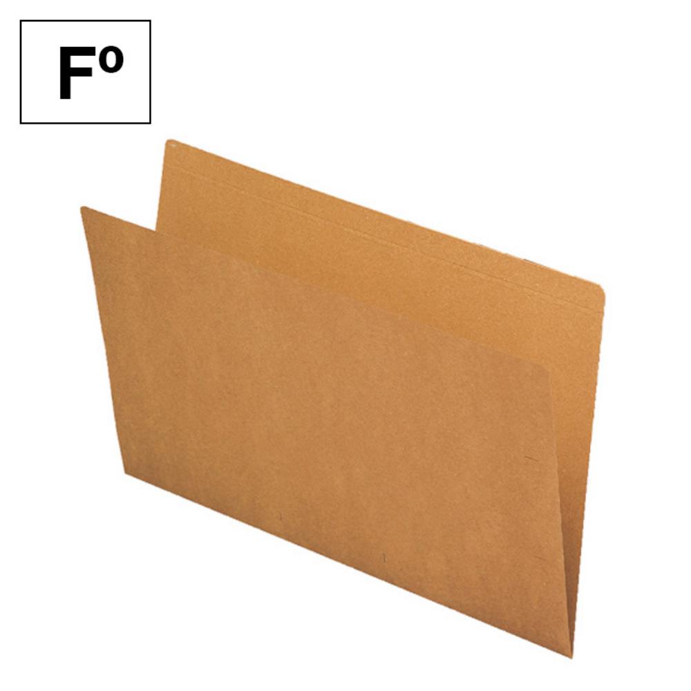 SUBCARPETA 170GR FOLIO KRAFT MARRON ECO 