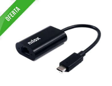 ADAPTADOR USB-C A RJ45 GIGABIT NXADAP06 NILOX