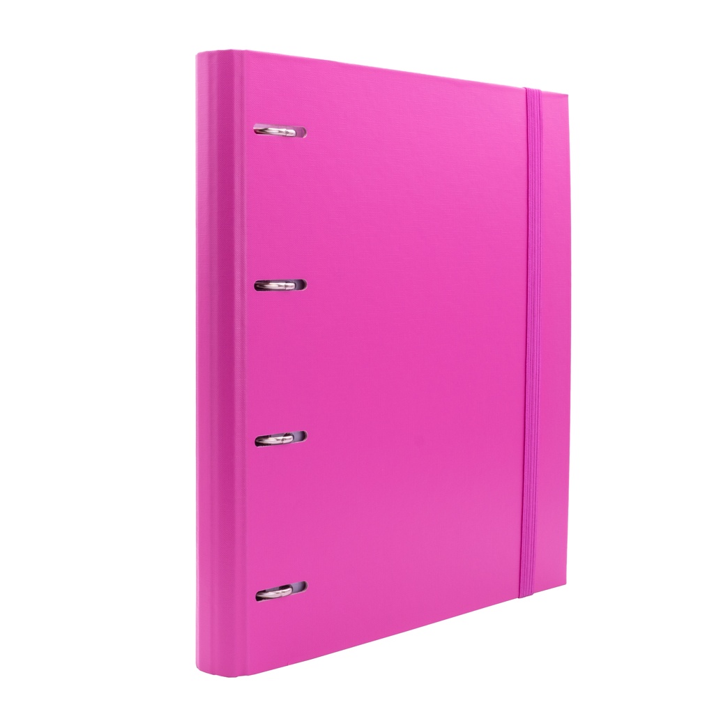 CARPEBLOCK 4 ANILLAS RAYLU PAPER A4  ROSA OSCURO