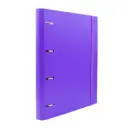 CARPEBLOCK 4 ANILLAS RAYLU PAPER A4  VIOLETA