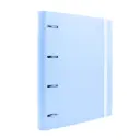 CARPEBLOCK 4 ANILLAS RAYLU PAPER A4 AZUL PASTEL