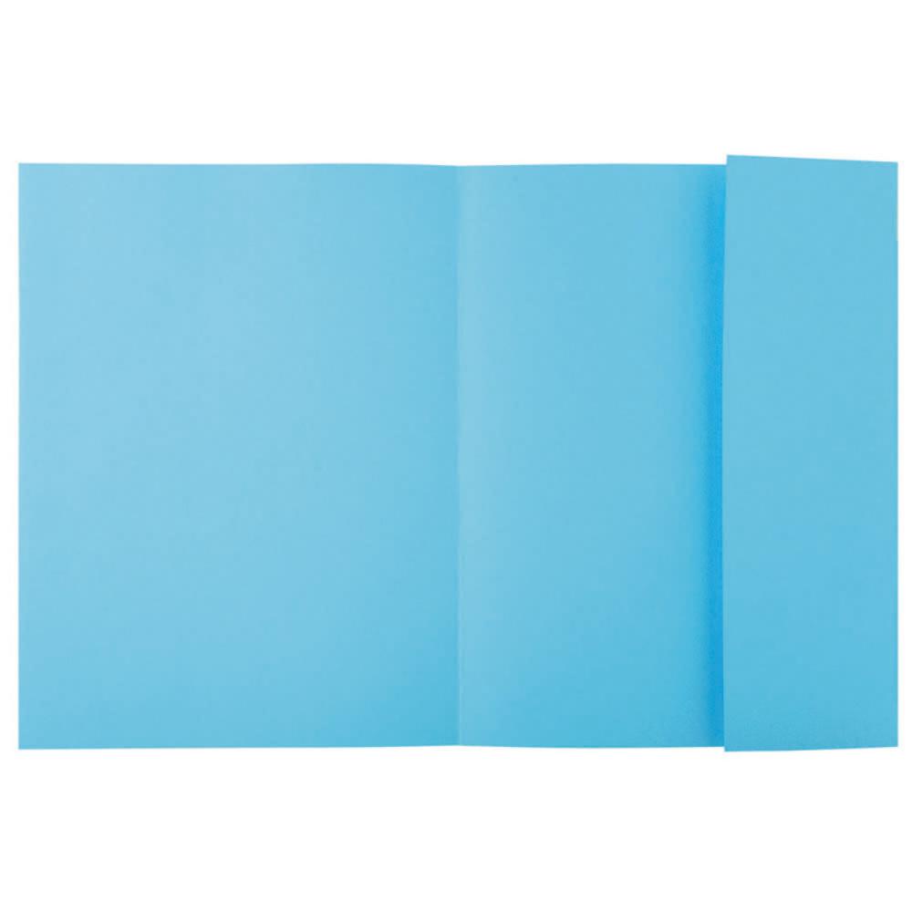 SUBCARPETAS A4 1 SOLAPA 210G AZUL 50 UDS