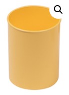 CUBILETE PORTALAPICES AMARILLO OPACO FAIBO  PLÁSTICO