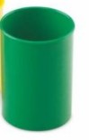 CUBILETE PORTALAPICES VERDE OPACO FAIBO  PLÁSTICO 