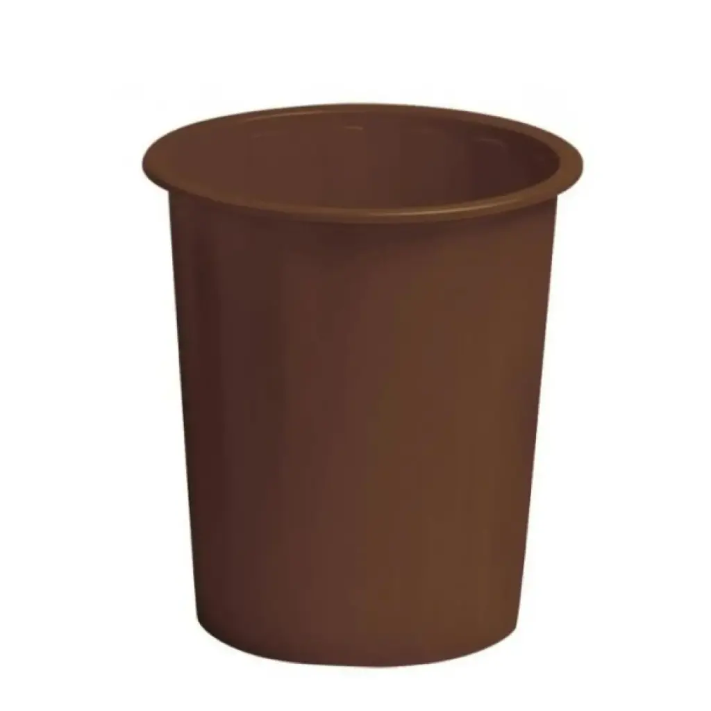 PAPELERA FAIBO DE PLÁSTICO 14L MARRON 