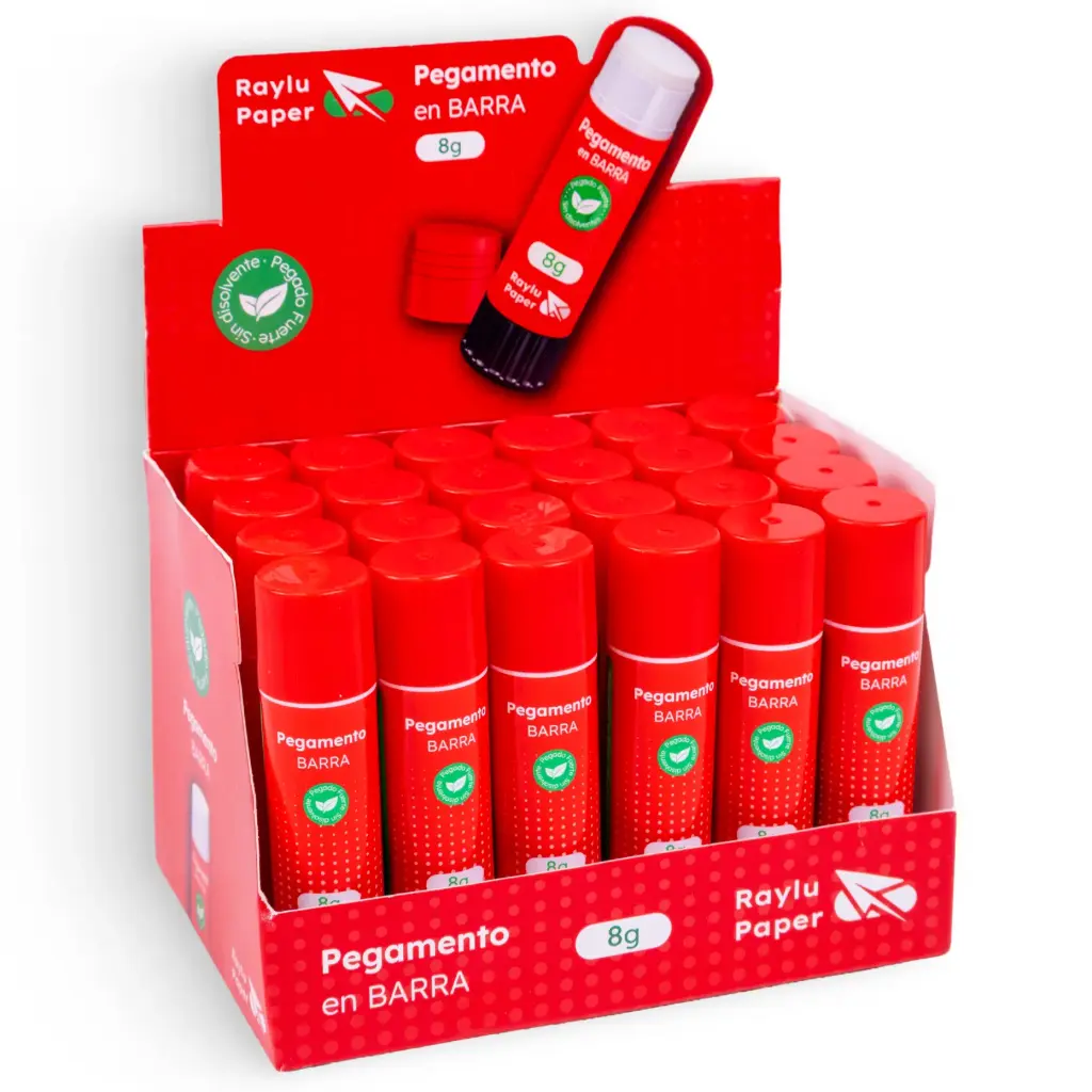 PEGAMENTO EN BARRA EASYSTICK 8GR EXPOSITOR RAYLU