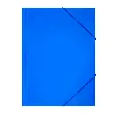 CARPETA PP RAYLU PAPER A4 CON GOMAS Y SOLAPAS AZUL