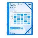 CARPETA PP RAYLU PAPER ESPIRAL 30 FUNDAS A4 AZUL PORTADA PERSONALIZABLE