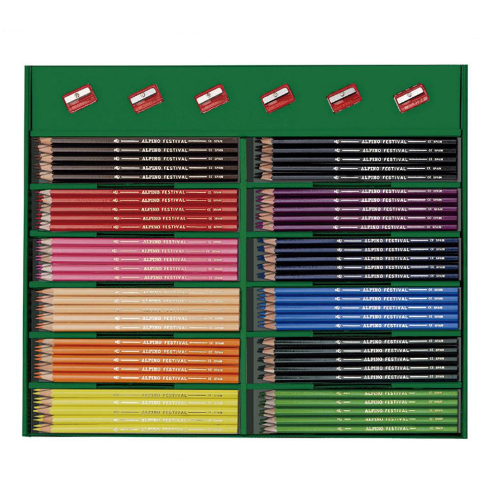 LÁPICES DE COLORES ALPINO CLASSPACK 288 COLORES