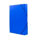 CARPETA PROYECTO RAYLU PAPER A4 LOMO 50 MM AZUL CIERRE CON GOMAS 