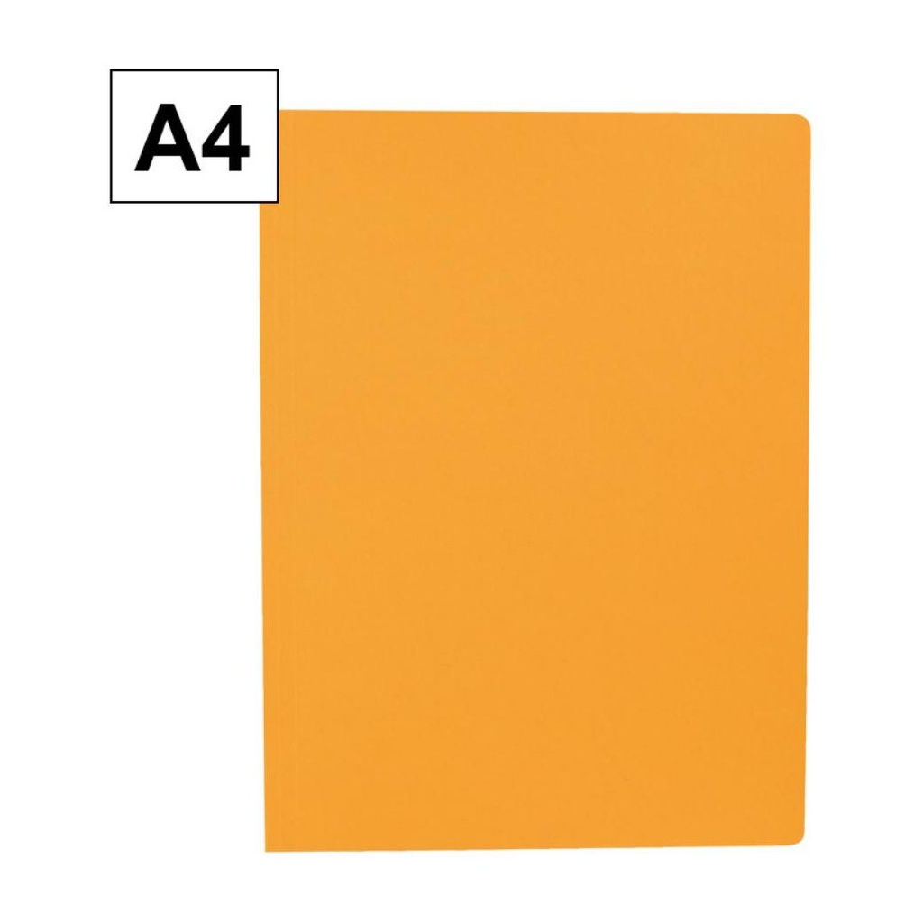 SUBCARPETAS A4 DE CARTULINA 180GR NARANJA RAYLU