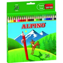 Lápices De Colores Alpino Estuche 24 Colores
