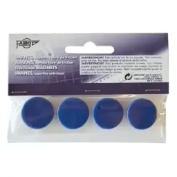 Imanes Multiuso Redondos 20mm Azul Faibo Blíster 4 Ud