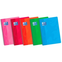 Bloc Oxford Folio Espiral Horizontal 80 Hojas Tapa Básica Blanda