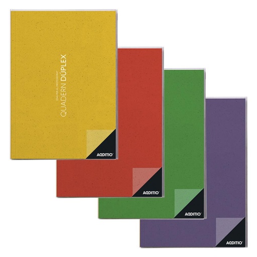 [028769] CUADERNO DÚPLEX ADDITIO A4 CATALAN P141