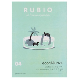 Cuaderno Rubio 04 Escritura