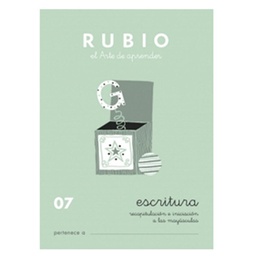 Cuaderno Rubio 07 Escritura